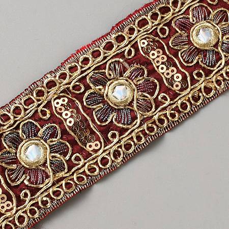 Vintage Jacquard Polyester Ribbon SRIB-WH20020-115C-1