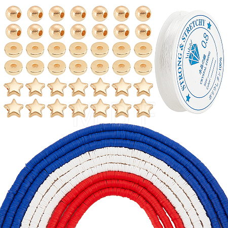 DIY Independence Day Bracelet Making Kit DIY-NB0008-49-1