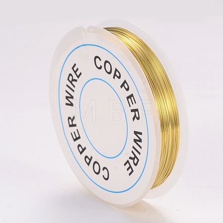 Round Copper Jewelry Wire X-CWIR-CW0.3mm-07-1