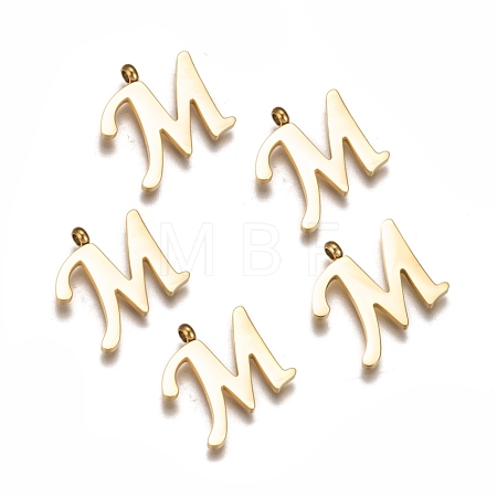 304 Stainless Steel Pendants STAS-F129-M-G-1