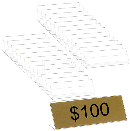 Acrylic Slant Back Price Frame ODIS-WH0043-10A-1