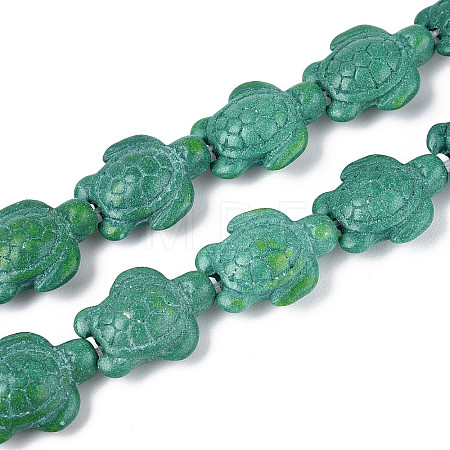 Synthetic Turquoise Beads Strands G-N352-21A-01-1
