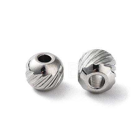 Non-Tarnish 303 Stainless Steel Beads STAS-Q302-03H-P-1