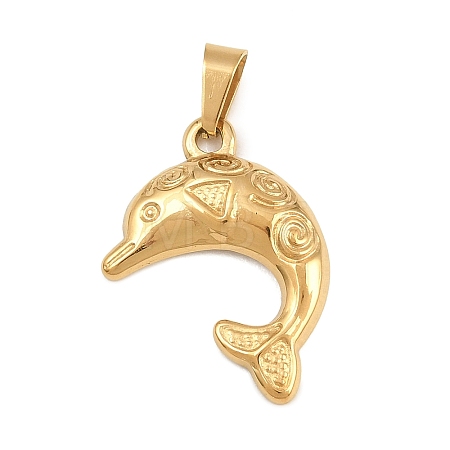 Ion Plating(IP) 304 Stainless Steel Pendants STAS-B141-03D-G-1