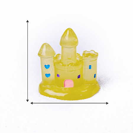 Resin Luminous Castle Mini Model PW-WGC3917-03-1