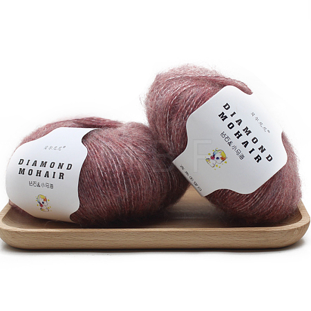 Acrylic Fiber Mohair Wool Knitting Yarn YCOR-PW0001-005A-26-1