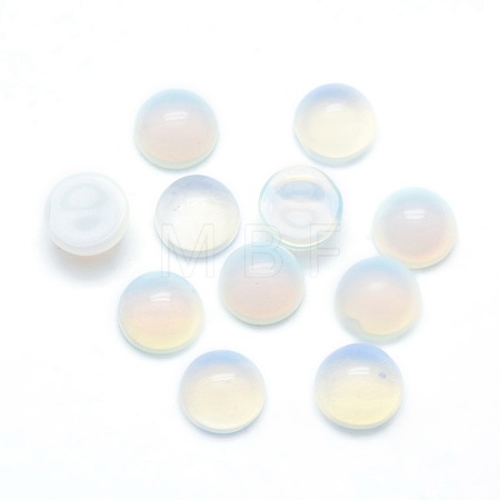 Opalite Cabochons G-P393-R10-6mm-1