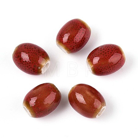 Handmade Porcelain Ceramic Beads PORC-T134-02D-1