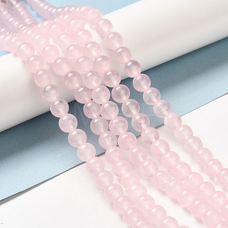 Natural & Dyed Malaysia Jade Bead Strands G-A146-4mm-A16-1