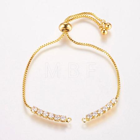 Brass Chain Bracelet Making MAK-P007-04-03G-1