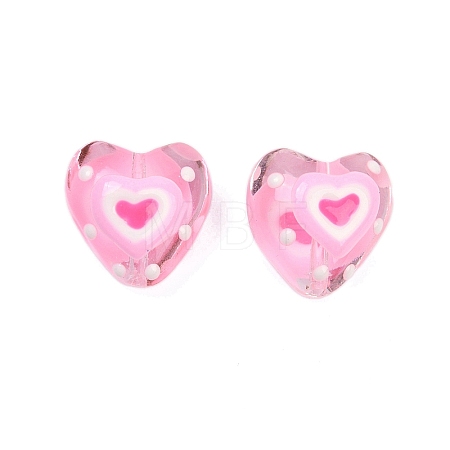 Handmade Lampwork Beads Strands LAMP-R004-06A-03-1
