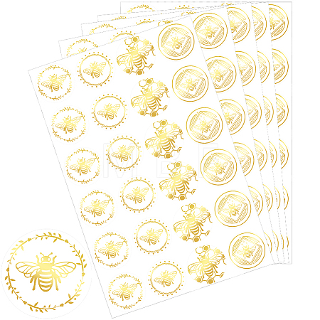 Gold Foil Self-adhesive Stickers DIY-WH20001-13G-1