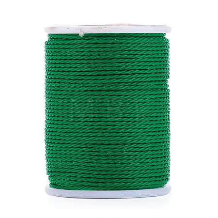 Round Waxed Polyester Cord YC-G006-01-1.0mm-18-1