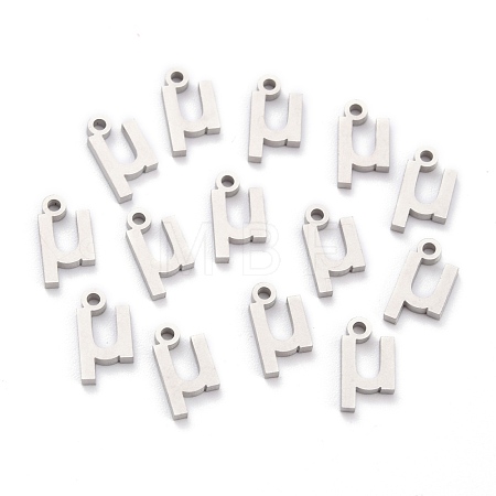 Non-Tarnish 304 Stainless Steel Pendants STAS-F267-10M-P-1