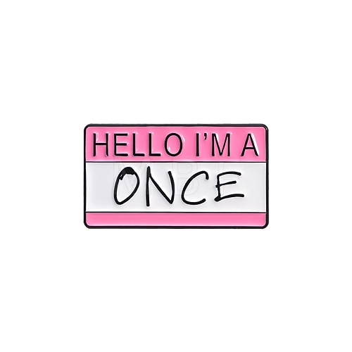 Dialog Box Hello I'M A... Enamel Pins PW-WG36BA8-05-1