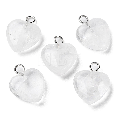 Natural Quartz Crystal Pendants G-E603-01P-10-1