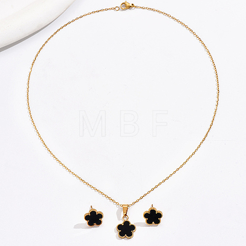 Acrylic Flower Jewelry Set VN0108-2-1