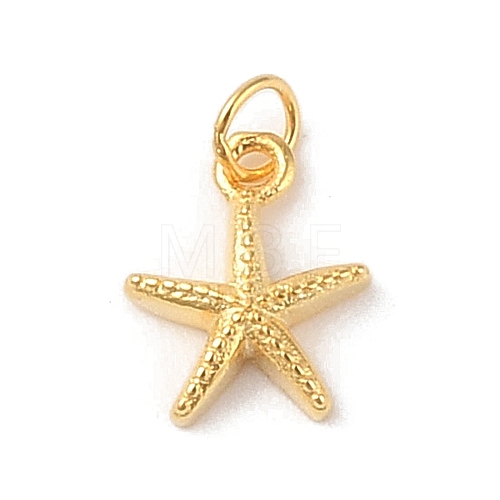 925 Sterling Silver Starfish Charms STER-K181-04G-1