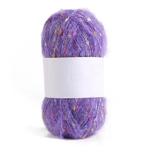 50g 40% Polyester & 60% Acrylic Fiber Soft Mohair Yarn PW-WG10867-03-1