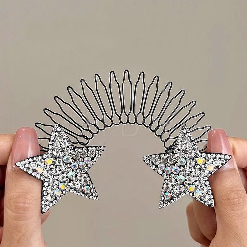 Alloy Hair Combs PW-WGF5F1B-01-1