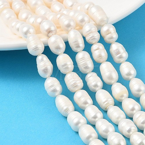 Natural Cultured Freshwater Pearl Beads Strands PEAR-I007-01D-05A-01-1