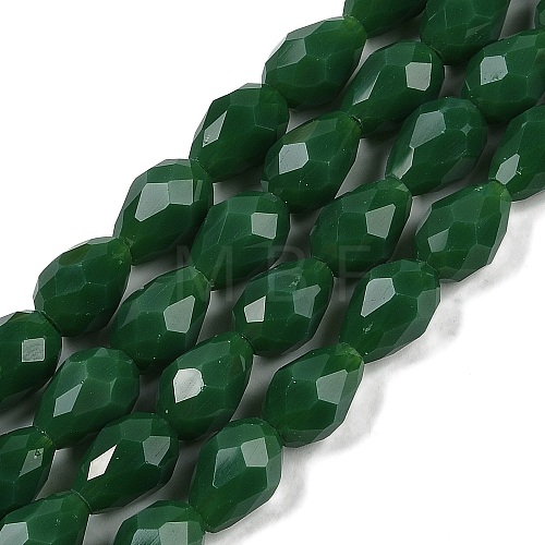 Opaque Solid Color Imitation Jade Beads Strands GLAA-N005-P4mm-D04-1