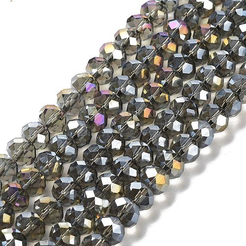 Electroplate Glass Beads Strands EGLA-A044-T1mm-B16-1