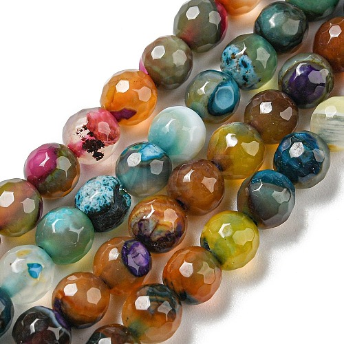 Natural Agate Beads Strands X-G-C082-A01-01-1