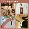 30Pcs Rectangle PU Leather Keychains HJEW-PH0002-11-5
