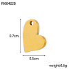 304 Stainless Steel Pendants STAS-OY019-65G-2
