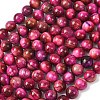 Grade B Natural Tiger Eye Beads Strands G-F591-18-8mm-05-01-2