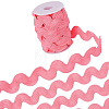 9 Yards Polyester Wavy Fringe Trim Ribbon OCOR-XCP0002-90A-1