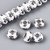 Opaque Resin European Beads RPDL-T004-01A-1