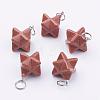 Synthetic Goldstone Pendants G-E398-02H-2