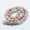 Electroplated Natural Imitation Sunstone Gemstone Beads Strands G-G749-06B-10mm-2