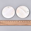 Natural Freshwater Shell Big Pendants SHEL-Q028-14-3
