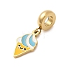 304 Stainless Steel Enamel European Dangle Charms STAS-D153-05C-G-2