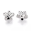 Textured Tibetan Style Alloy Beads PALLOY-N187-10AS-2