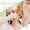 24Pcs Natural Pearl Two Sides Polished Charms PALLOY-HY00055-6