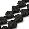 Dyed Natural Lava Rock Beads Strands G-A264-A04-01C-1