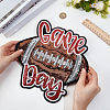 Sports Theme Sequin Embroidery Iron on/Sew on Patches PATC-GF0001-94B-3