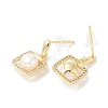 Natural Pearl Ear Studs EJEW-P285-07G-2