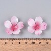 Flower Acrylic Bead Caps SACR-T017-51C-4