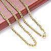 304 Stainless Steel Necklaces NJEW-E080-08G-3
