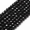 Natural Black Onyx Beads Strands G-D840-22-4mm-1