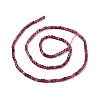 Natural Red Tourmaline Beads Strands G-C009-B22-3