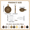 30Pcs 10 Colors Alloy Pendant Cabochon Settings FIND-PH0025-81-2