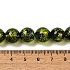 Handmade Dichroic Foil Glass Beads Strands DICH-U001-06J-4