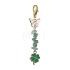 Clover Alloy Enamel Pendant Decorations HJEW-JM01628-4