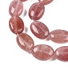 Natural Strawberry Quartz Beads Strands G-M206-50-3